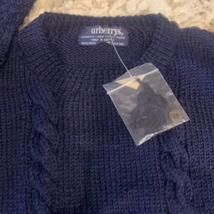 Vintage Burberry wool sweater
